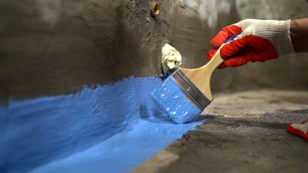 Crawl space vapor barrier installation in Westport, IN